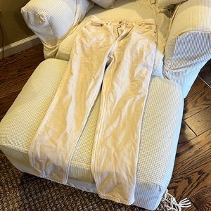 size 2 american eagle light khaki colored jeans